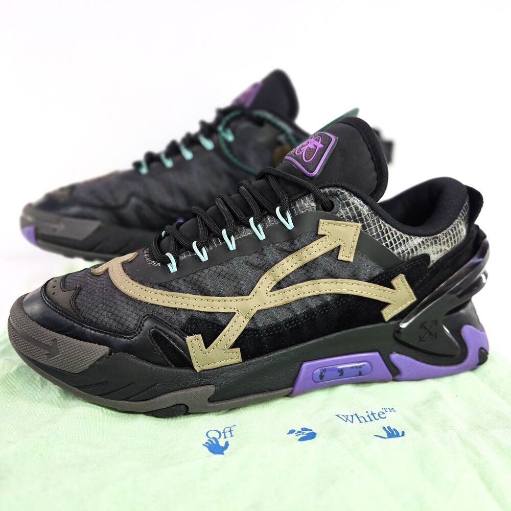 Off-White ODSy-2000 Black Purple Sneakers EU 43 / Men's US 10